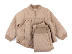 Petit by Sofie Schnoor thermal set camel glitter